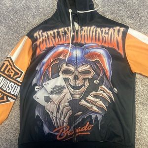 Nice Harley Davidson zip up jacket